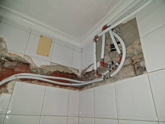 Trabalho de canalizacao e desentupimento realizado pela So Esgotos, foto 3