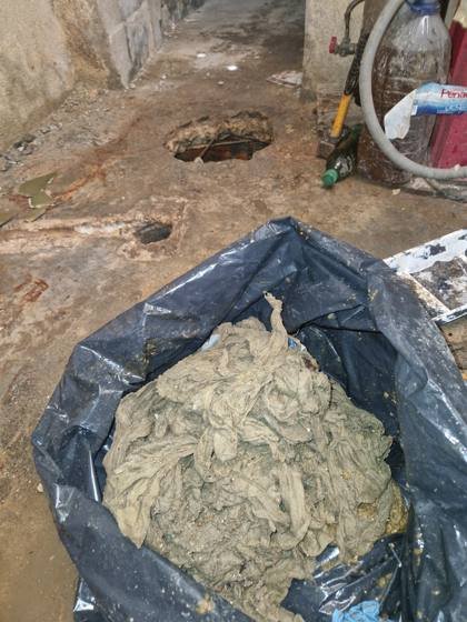 Trabalho de canalizacao e desentupimento realizado pela So Esgotos, foto 37