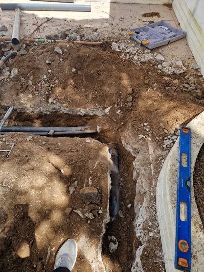 Trabalho de canalizacao e desentupimento realizado pela So Esgotos, foto 72