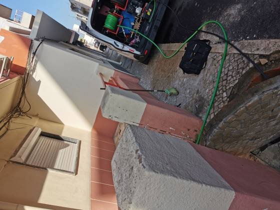 Trabalho de canalizacao e desentupimento realizado pela So Esgotos, foto 158